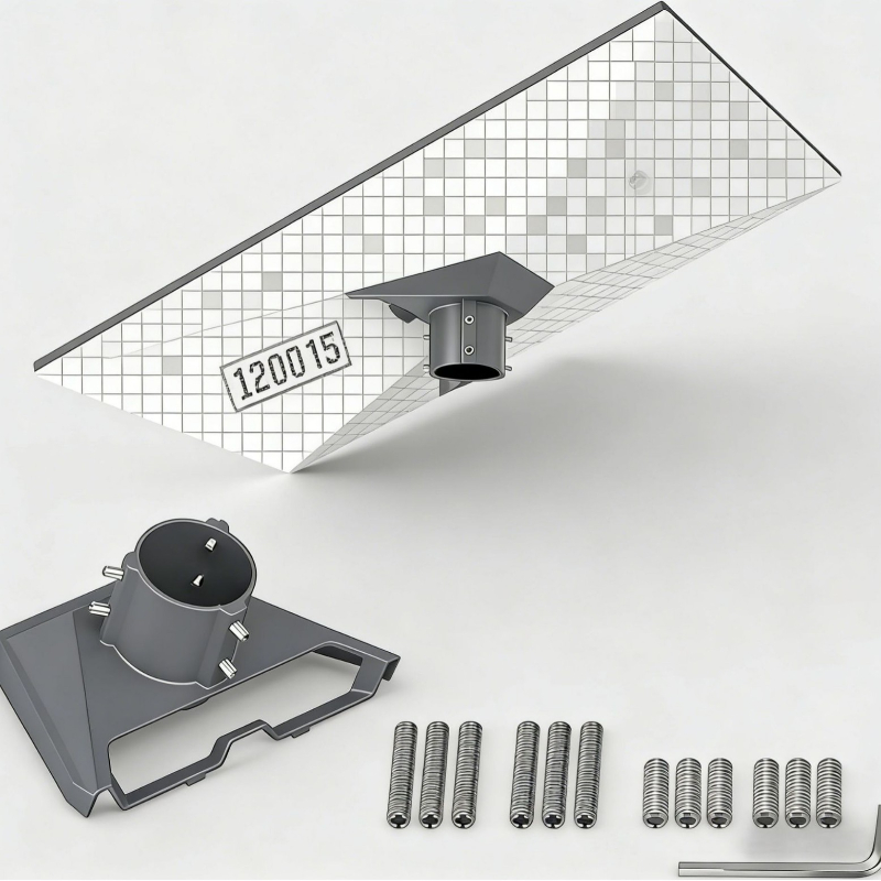 Outdoor Furniture - Hochleistungs-Aluminium-Gen3-Außenhalterung, Installations-Basis-Kit der dritten Generation für