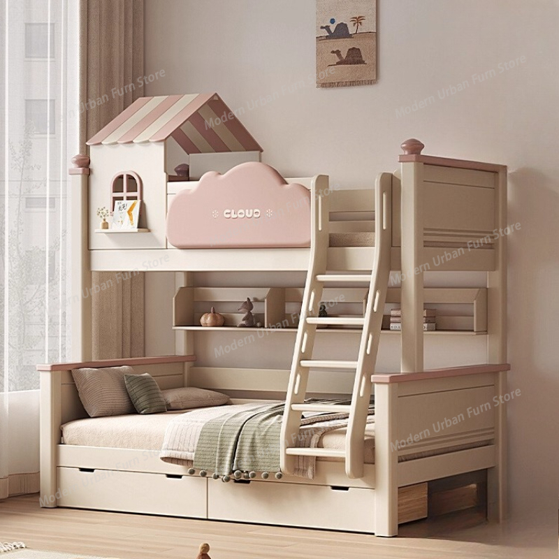 King Size Bed Frame With Storage Drawers - Infantil Möbel Schubladen-Aufbewahrung Etagenbetten Nordisch Hübsch