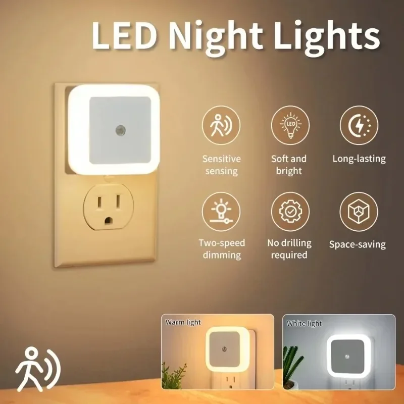 Floating Nightstand With Led Light - 1/6PCS Drahtlose LED Nachtlicht Sensor Licht
