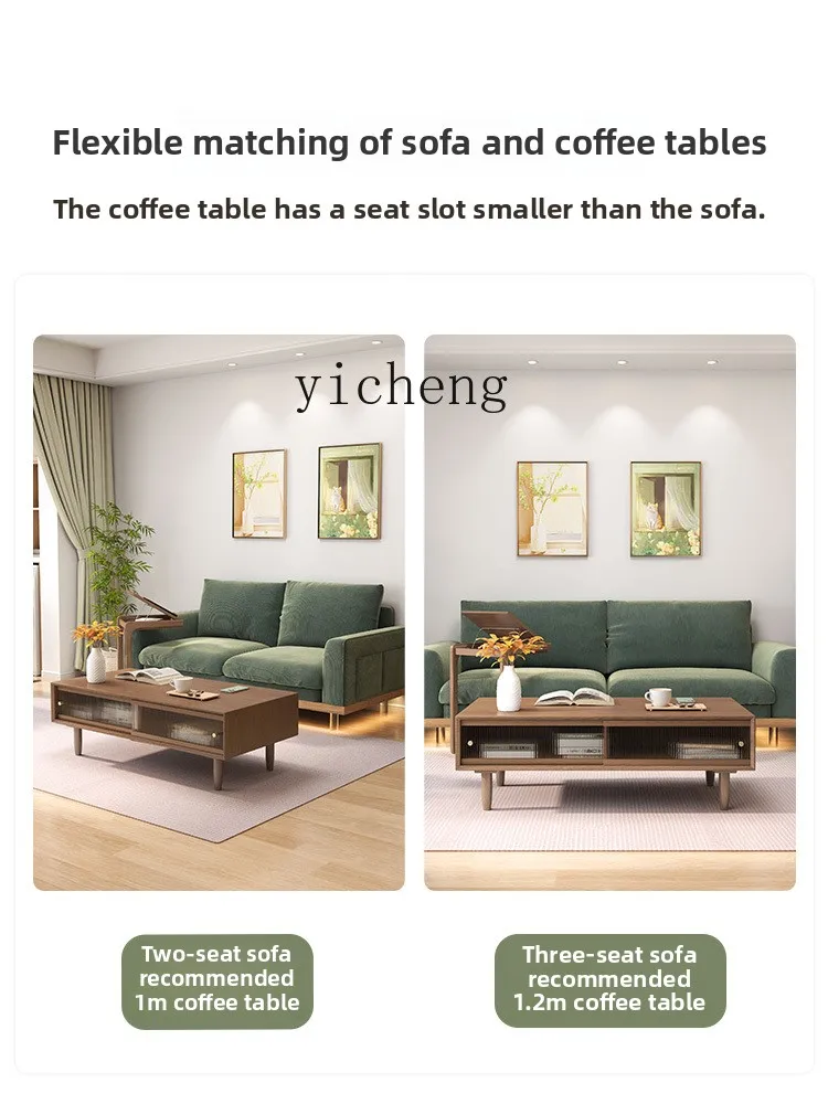 Tables - X5-18 Massivholz Couchtisch TV-Schrank Kombination Wohnzimmer