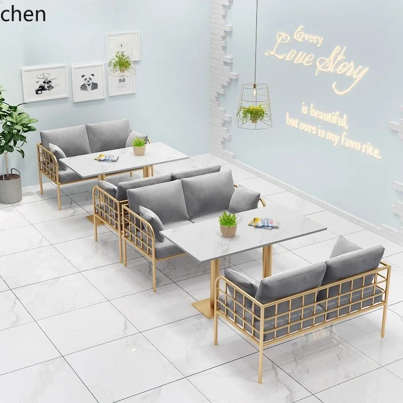 Chairs - TQH7.2 Karten-Sitzsofa Internet-Berühmtheit Snack-Milchtee-Laden Café Restaurant