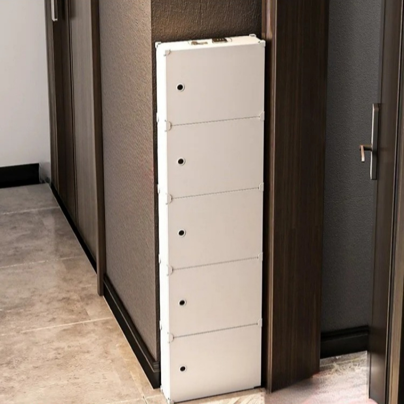 Shoe Rack Cabinet Narrow Entryway - ‌ Schuhregal ohne Bohren über der