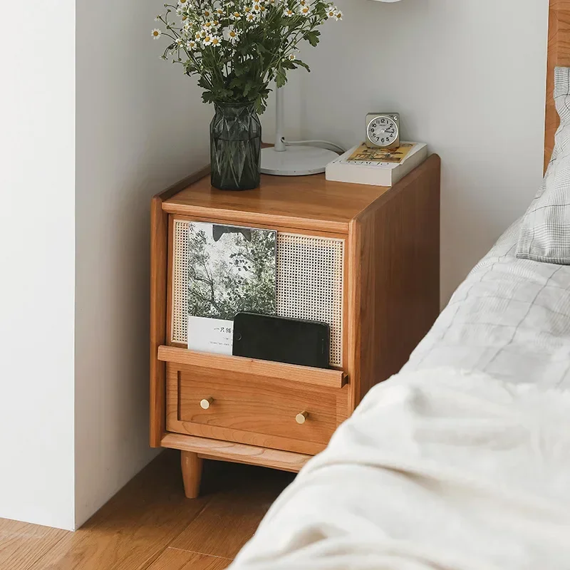 Rattan-Nachttische mit Ladesta – Solid Wood Nightstand 2 Drawers Bewertung und Preis