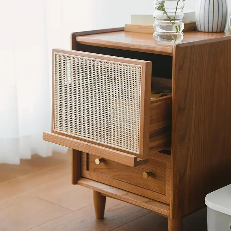 Rattan-Nachttische mit Ladesta – Solid Wood Nightstand 2 Drawers Bewertung und Preis