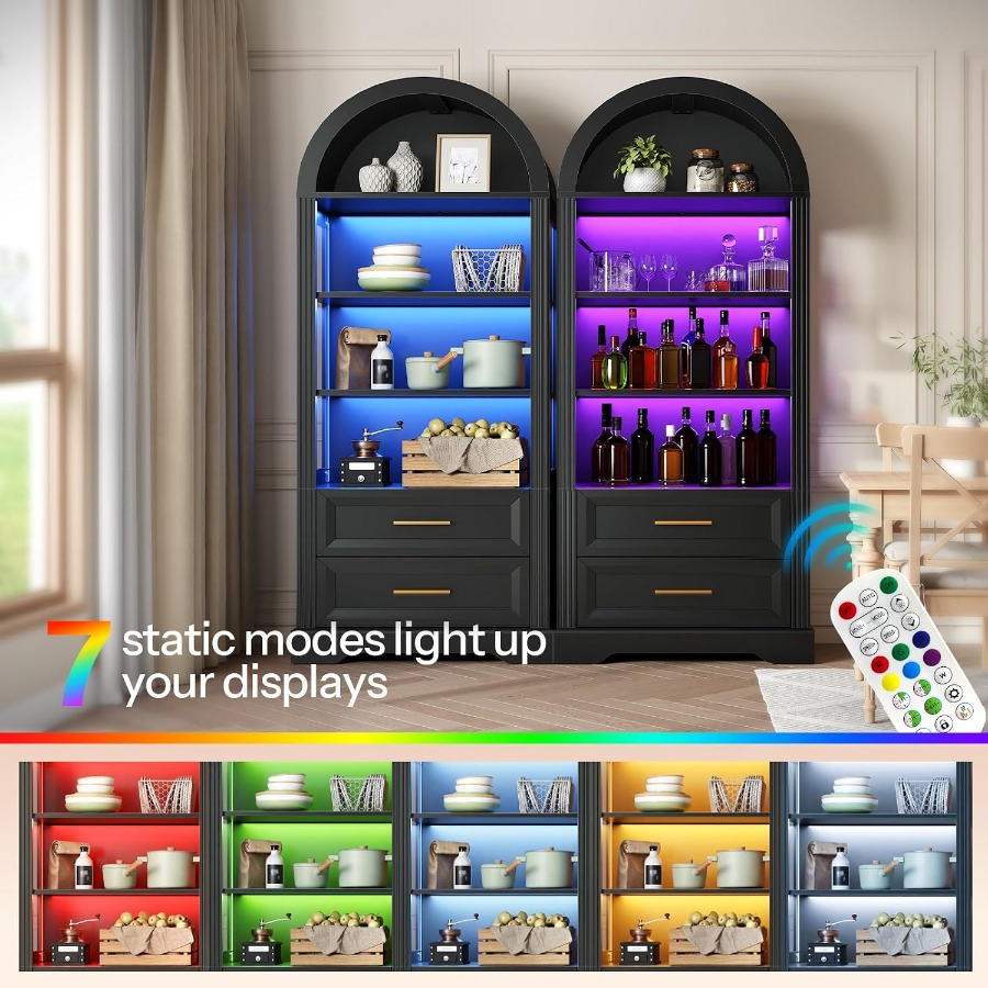 Vitrine, hohes, gewölbtes Büch – Storage Bewertung und Preis