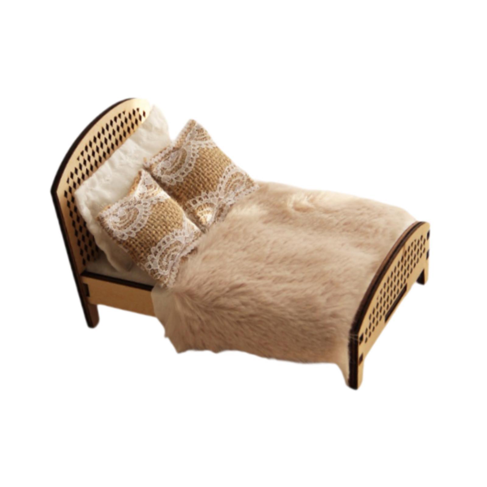 1:12 Puppenhaus-Doppelbett, Mi – Bedroom Furniture Bewertung und Preis