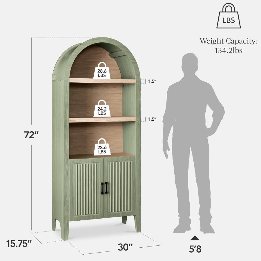 72 Zoll hoher, gewölbter Vorra – Storage Bewertung und Preis
