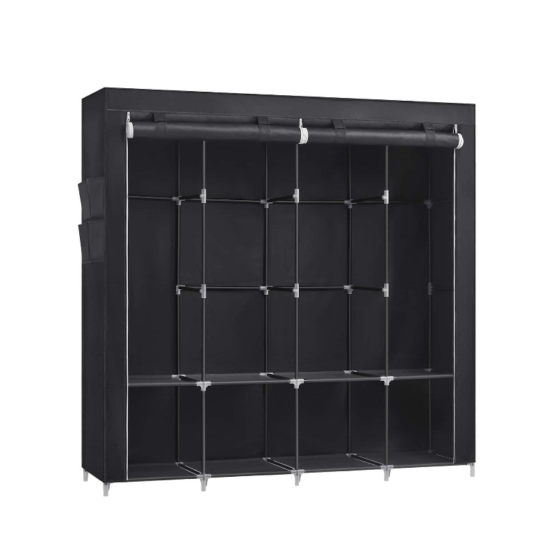 Tragbarer Kleiderschrank, Gard – Wardrobe Closet Portable Fabric Cover Bewertung und Preis