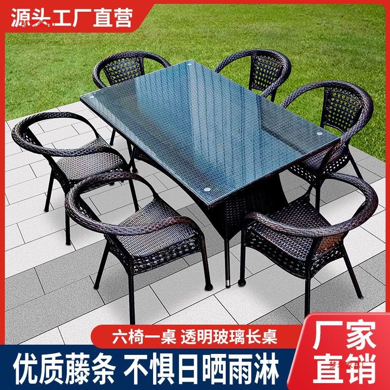 Rattan-Tische und Stühle für d – Outdoor Furniture Bewertung und Preis