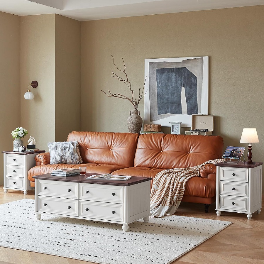 18 Nachttisch-Set 2, Nachttisc – Solid Wood Nightstand 2 Drawers Bewertung und Preis