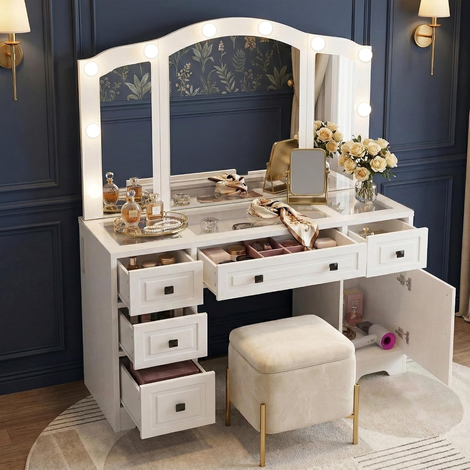 Beleuchteter Schminktisch, Dre – Dressing Table Vanity With Lighted Mirror Bewertung und Preis