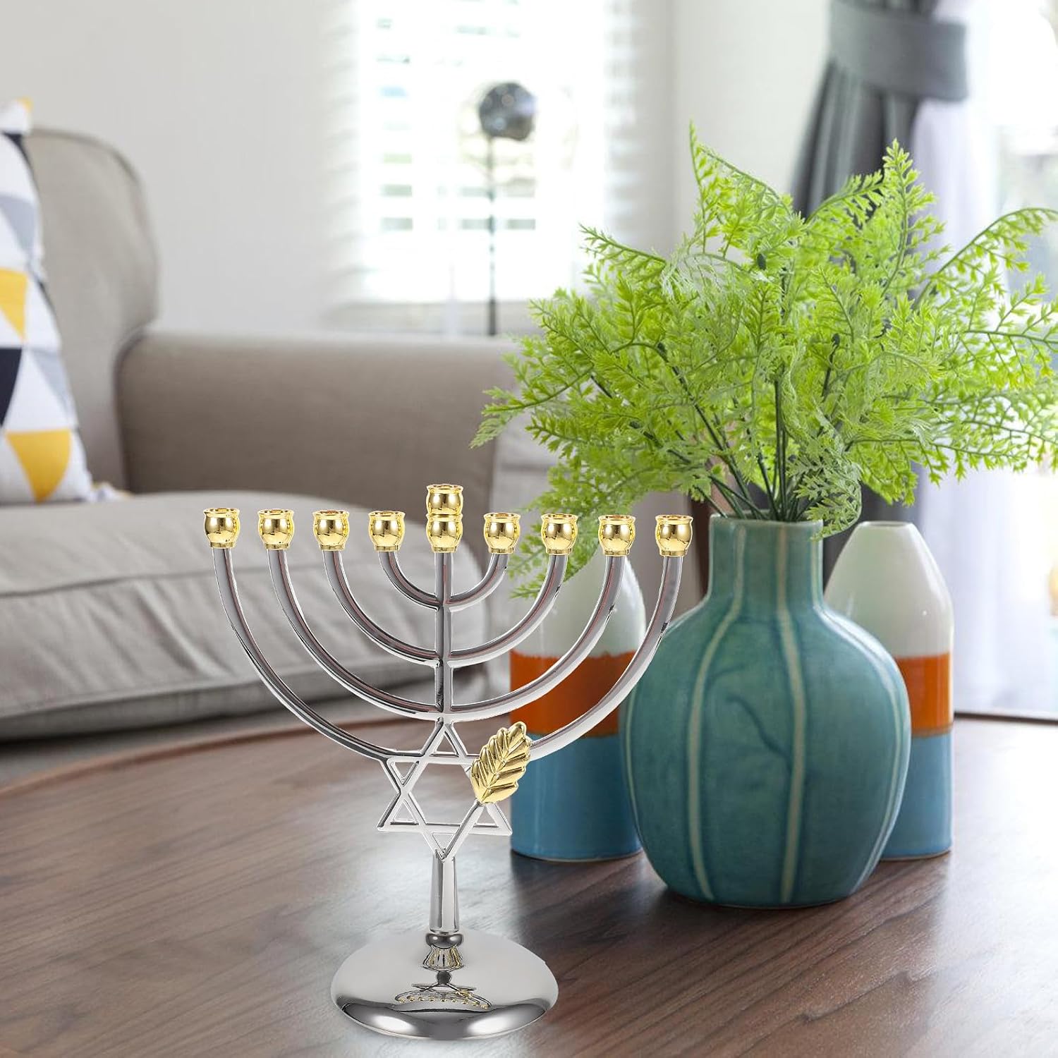 9-armige Hanukkah-Menora aus M – Tables Bewertung und Preis