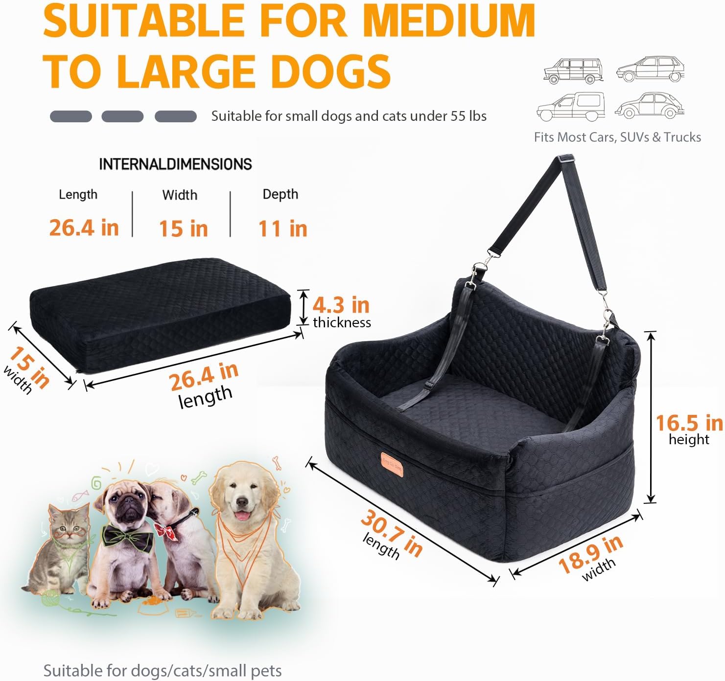 Robuster Autositz-Booster für  – Sofas Bewertung und Preis