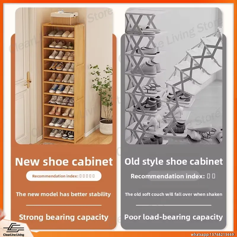 Modernes Mehrstöckiges Schuhre – Shoe Rack Cabinet Narrow Entryway Bewertung und Preis