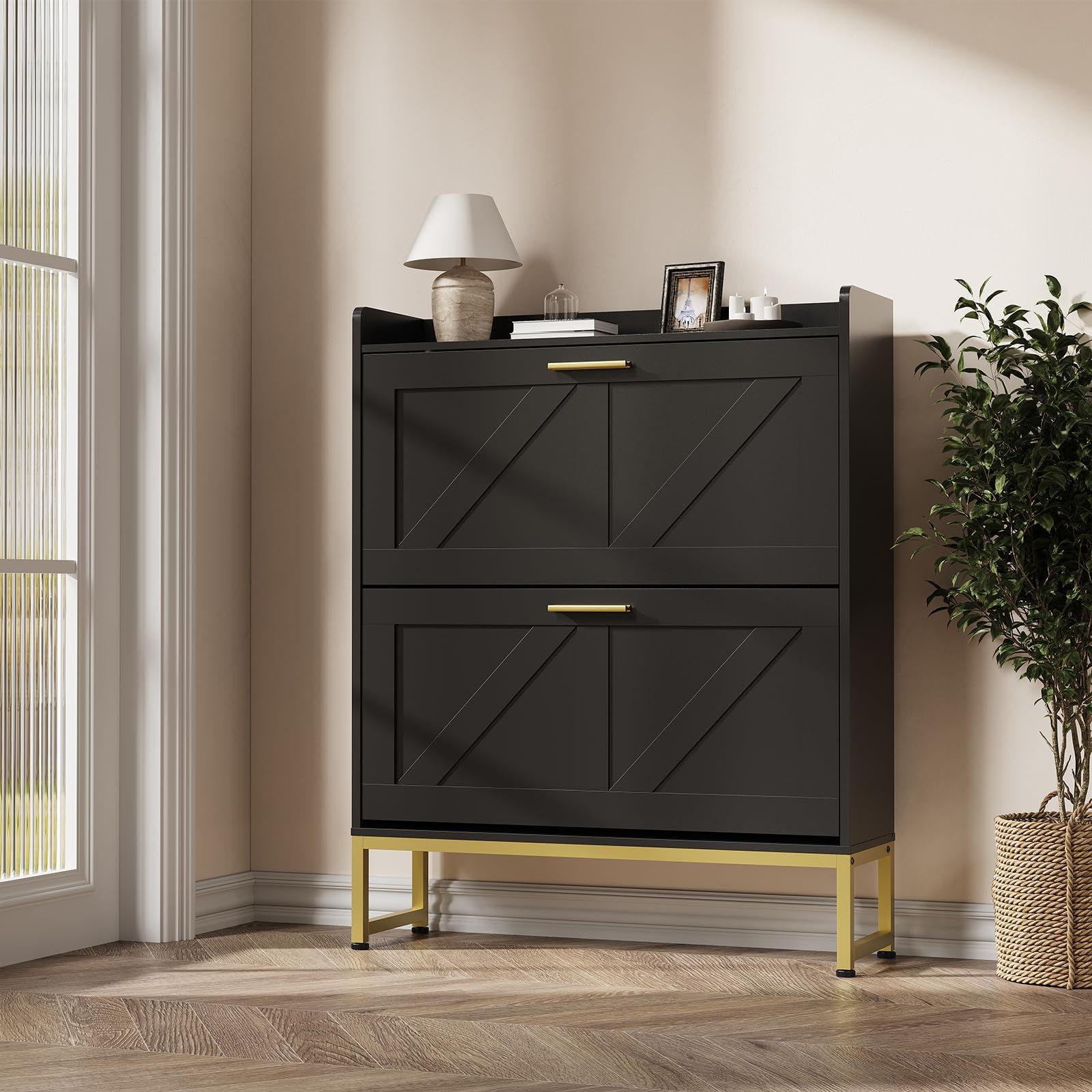 Schmaler Schuhschrank für den  – Shoe Rack Cabinet Narrow Entryway Bewertung und Preis