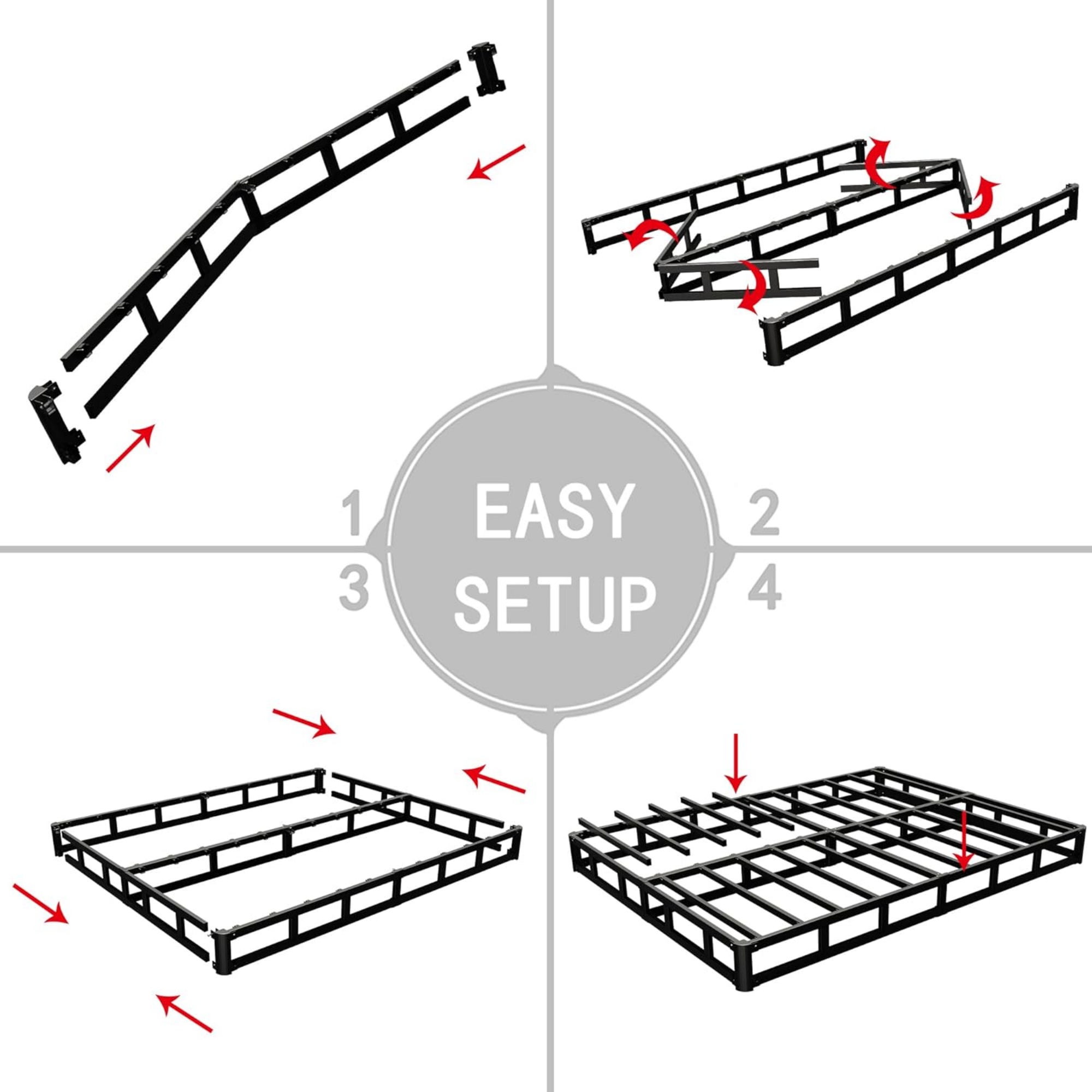 Niedriges Boxspringbett in Que – Memory Foam Mattress In A Box Queen Bewertung und Preis