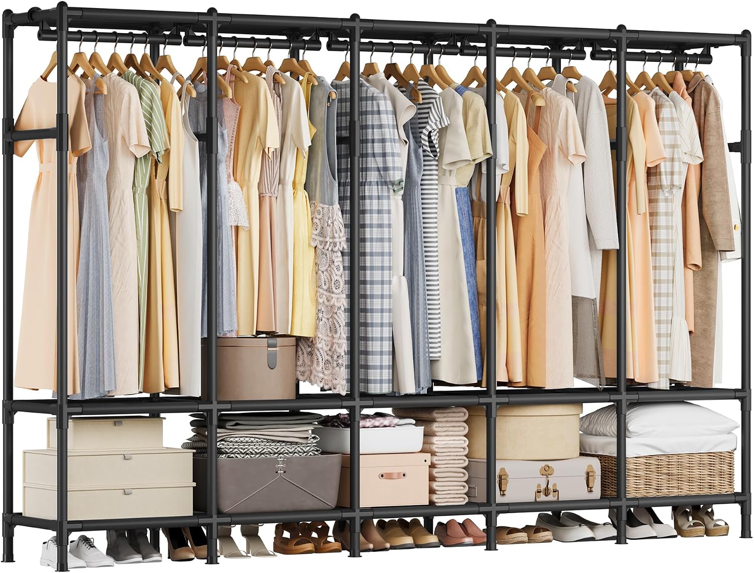 Tragbarer Kleiderschrank 83,5  – Wardrobe Closet Portable Fabric Cover Bewertung und Preis