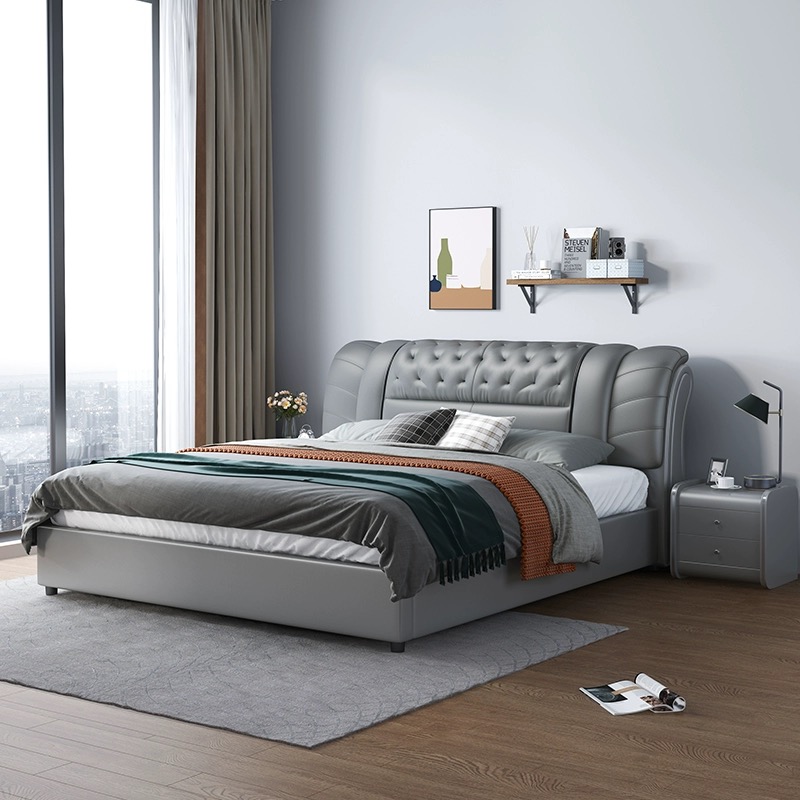 Möbelset Schlafzimmer Lederbet – King Size Bed Frame With Storage Drawers Bewertung und Preis