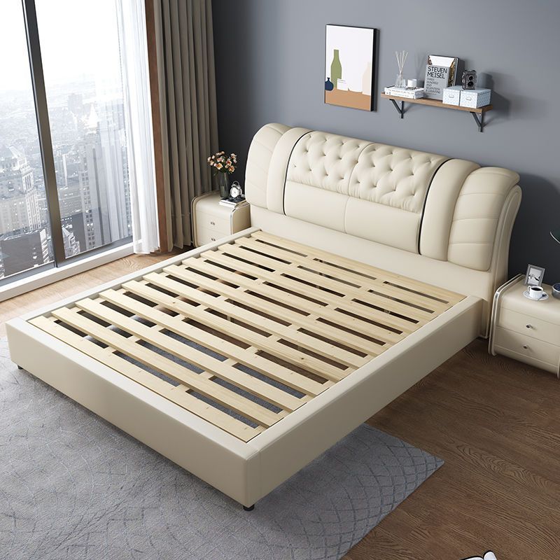 Möbelset Schlafzimmer Lederbet – King Size Bed Frame With Storage Drawers Bewertung und Preis